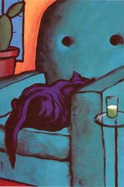 Chat qui dort