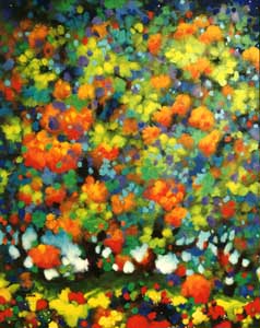 Fleurs multicolores